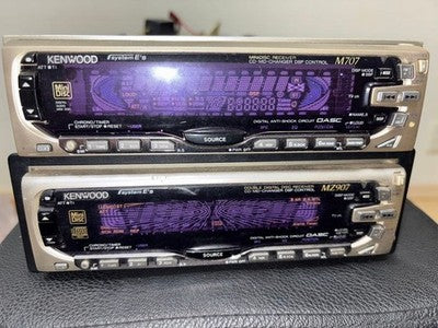 KENWOOD M707 MZ907 CAR AUDIO DECK SET 1DIN DSP VINTAGE OEM