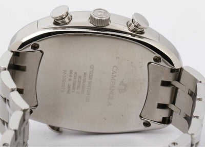 CITIZEN CAMPANOLA AG6250-50A PERPETUAL CALENDAR QUARTZ SILVER DIAL MEN'S WATCH