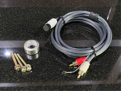 DENON DA-402 LONG STRAIGHT TONEARM PHONO CABLE EXCELLENT+++++