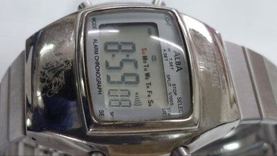 SEIKO ALBA DIGITAL MEN'S WRISTWATCH USJ LIMITED EDITION WATCH VINTAGE