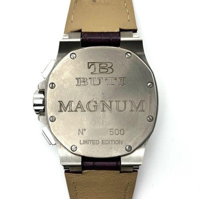 BUTI MAGNUM DAYDATE CHRONOGRAPH AUTOMATIC WATCH LIMITED 500 PCS RARE LUXURY MEN