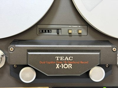 TEAC X-10R OPEN REEL TAPE DECK AUTO REVERSE 4-TRACK 2-CH SERVICED JAPAN 100V