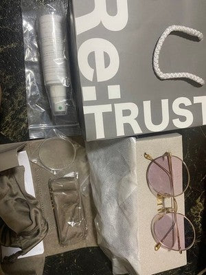 DITA DTX506 BELIEVER Sunglasses Gold Round Frame Demo Lens Unused w/ Box