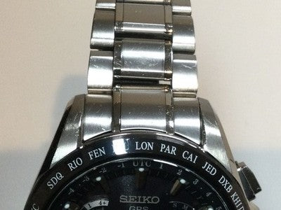 SEIKO ASTRON SBXB045 8X53-0AB0 GPS SOLAR TITANIUM CELAMIC WATCH USED
