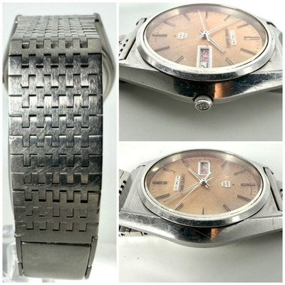 SEIKO GRAND QUARTZ 9943-8030 RARE VINTAGE WATCH 35MM DAY-DATE QUARTZ