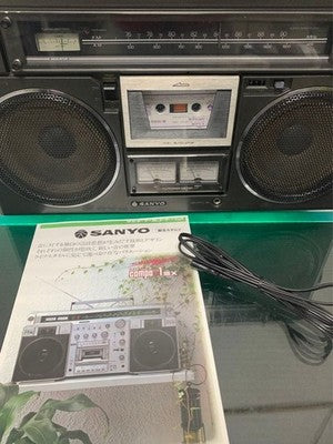 SANYO MR-9600 REFURBISHED VINTAGE BOOMBOX CASSETTE RADIO SHOWA RETRO RARE