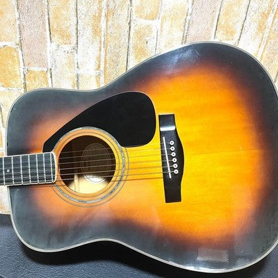 YAMAHA FG435A TBS ACOUSTIC GUITAR TOBACCO SUNBURST W/ HARD CASE - USED