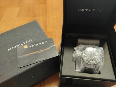 HAMILTON KHAKI FIELD TITANIUM AUTO H70575733 AUTOMATIC 42MM MEN'S WATCH MINT