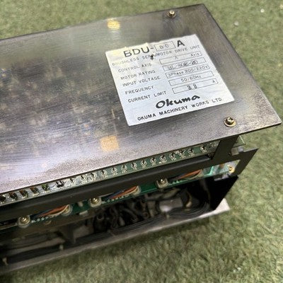 OKUMA BDU-50A AC SERVO DRIVE UNIT 5M115 INDUSTRIAL CNC CONTROLLER TESTED WORKING