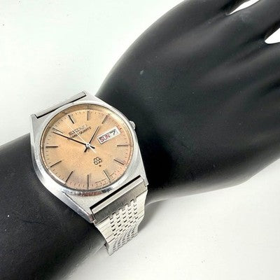 SEIKO GRAND QUARTZ 9943-8030 RARE VINTAGE WATCH 35MM DAY-DATE QUARTZ