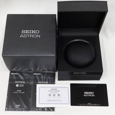 SEIKO SBXB141 ASTRON MEN'S WRISTWATCH GPS SATELLITE RADIO BIG DATE TITANIUM