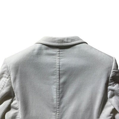 TOM FORD CREAM CORDUROY 2B TAILORED JACKET MEN SIZE 48 MADE IN ITALY
