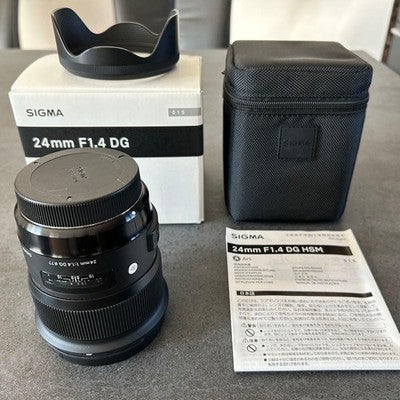 SIGMA 24MM F1.4 DG ART LENS CANON EF MOUNT WIDE ANGLE FAST PRIME CAMERA LENS