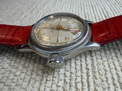 ORIS 17 JEWELS POINTER DATE AUTOMATIC VINTAGE SWISS UNISEX WATCH RUNNING