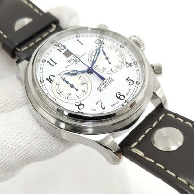 BALL AUTOMATIC WATCH TRAINMASTER CANNONBALL BROWN WHITE DIAL CM1052D