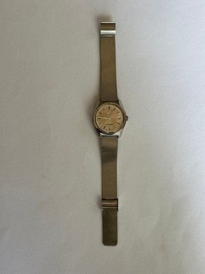 GRAND SEIKO 6145-8000 HI BEAT 36000 VINTAGE 1968 OVERHAULED SILVER MESH BAND GS
