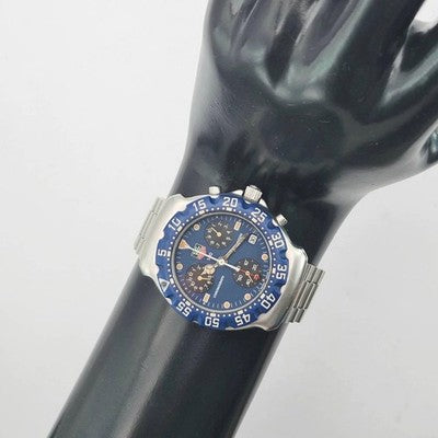 TAG HEUER FORMULA 1 CA1210 CHRONOGRAPH BLUE DIAL QUARTZ WATCH WORKING SWISS