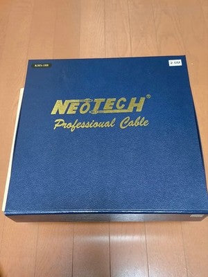 NEOTECH KHS-188 RCA CABLE 2M AUDIOPHILE INTERCONNECT RARE