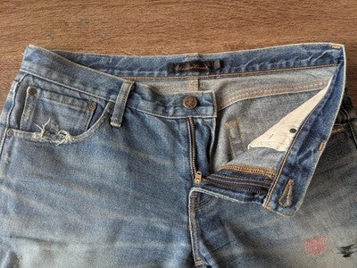 UNDERCOVER 2005SS 58 DENIM BUT BEAUTIFUL 2ND SEASON JEANS DENIM SIZE2 (W30) USED