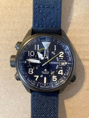 CITIZEN PROMASTER ALTICRON BN4065-07L ECO-DRIVE TITANIUM BLUE MEN'S WATCH