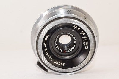 NIKON W-NIKKOR・C 3.5CM 35MM F3.5 S-MOUNT INTERCHANGEABLE LENS FOR NIKON S