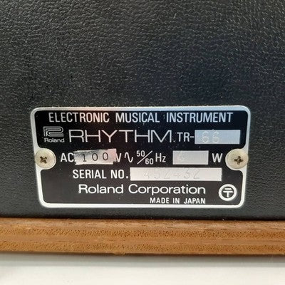 ROLAND TR-66 RHYTHM ARRANGER ANALOG DRUM MACHINE FOOT SWITCH TESTED