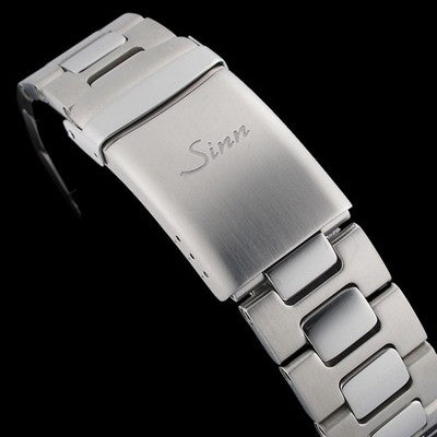 SINN 206 DAY-DATE CHRONOGRAPH 43MM BLACK DIAL STAINLESS STEEL AUTOMATIC WATCH