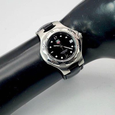 TAG HEUER KIRIUM WL1112 BLACK MEN'S WATCH QUARTZ 35MM COLLECTIBLE