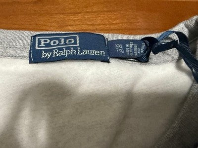 POLO RALPH LAUREN MLB LA DODGERS POLO BEAR SWEATSHIRT XXL GRAY NEW TAGS