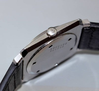UNIVERSAL GENEVE 842106 HAND WINDING WATCH WHITE DIAL STAINLESS STEEL RUNNING