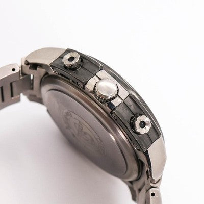 CITIZEN ATTESA U680-T013252 ECO-DRIVE RADIO SOLAR TITANIUM CHRONOGRAPH JAPAN