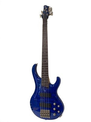 IBANEZ BTB-405QM 5-STRING ELECTRIC BASS GUITAR 2003 MODEL W/ SOFT CASE