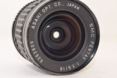 PENTAX SMC PENTAX 18MM F3.5 ASAHI OPT. K MOUNT WIDE ANGLE MANUAL FROM JAPAN