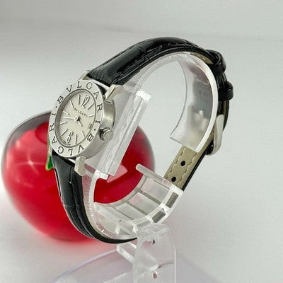 BVLGARI BVLGARI BB23SL SILVER DIAL WOMEN'S WATCH USED GOOD CONDITION
