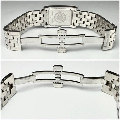 LONGINES DOLCEVITA L5.502.0 QUARTZ WATCH SHELL DIAL DIAMOND BEZEL SWISS