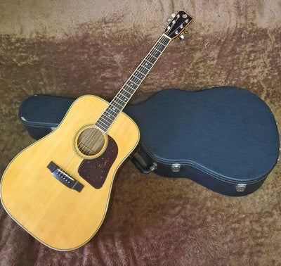 TAKAMINE ELITE TW-30G 1970S GALLAGHER STYLE ACOUSTIC GUITAR SOLID TOP W/ CASE