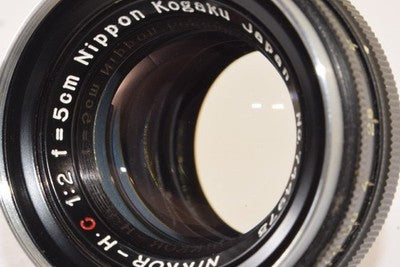 NIKON NIKKOR-H・C 5CM 50MM F2 S-MOUNT OLD LENS POPULAR AMONG CLASSIC LENSES
