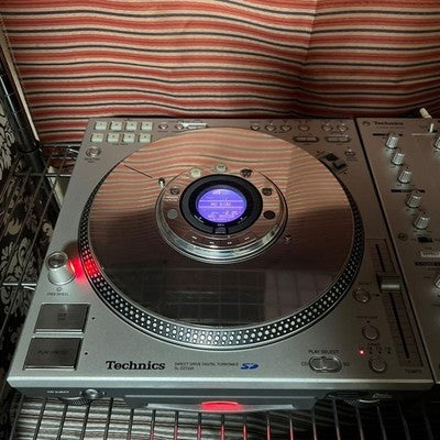 TECHNICS CDJ SL-DZ1200 SH-MZ1200 DJ TURNTABLE & MIXER SET SILVER