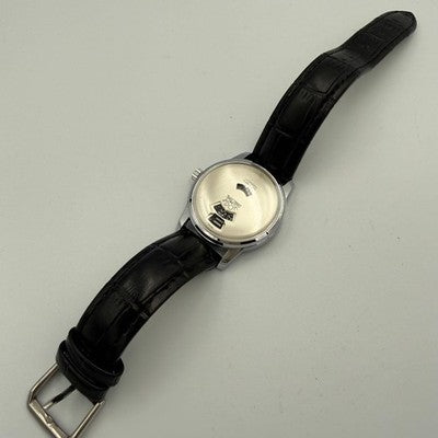 HOGA DIRECTIME 9038T AUTOMATIC 17J JUMP HOUR DISC 34.5MM VINTAGE MENS WATCH