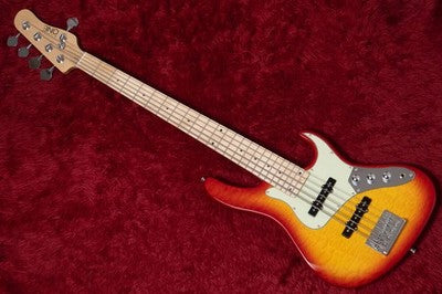 WOOFY BASSES ONE SERIES HANK 5 M PLUS 5-STRING BASS CHERRY SUNBURST
