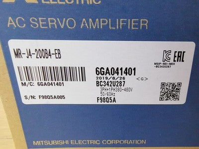 MITSUBISHI MR-J4-200B4-EB SERVO AMPLIFIER 2KW, MADE IN AUGUST 2019 UNUSED FROMJP