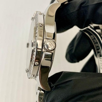 BREITLING COLT GMT A32350 SILVER DIAL AUTOMATIC MEN'S WATCH WORKS