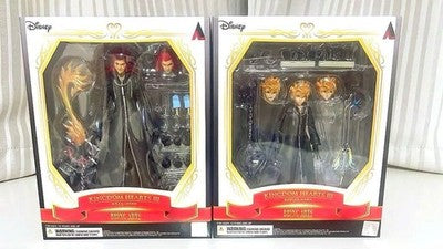 KINGDOM HEARTS III BRING ARTS AXEL ROXAS FIGURE SET SQUARE ENIX DISNEY KH3