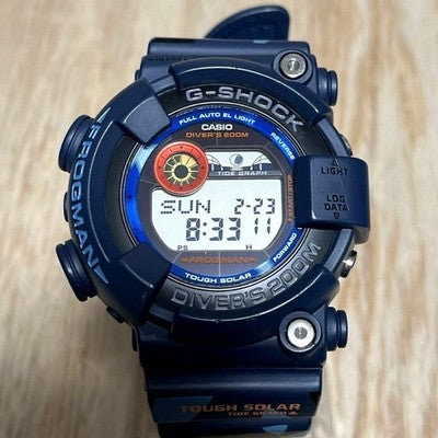 CASIO G SHOCK FROGMAN GF-8250CM CAMO NAVY TOUGH SOLAR WATCH EXCELLENT BOXED