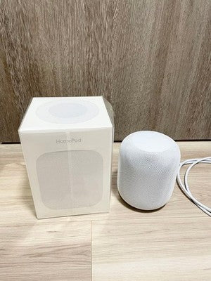 APPLE HOMEPOD 1ST GENERATION A1639 MQHV2J/A WHITE SMART SPEAKER BOXED JAPAN