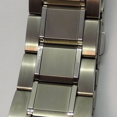 SEIKO BRIGHTZ SAGA241 8B63-0AB0 TITANIUM SOLAR RADIO BLACK DIAL MENS WATCH