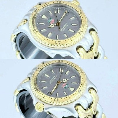 TAG HEUER CELL PROFESSIONAL S95.213 GRAY QUARTZ 200M WATER RESISTANT WATCH 33MM