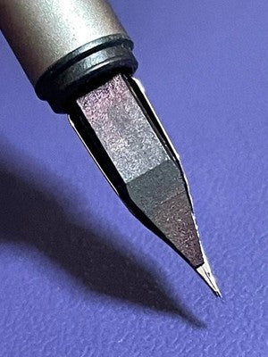 Montblanc Fountain Pen Silver Gold Combination Metal Used From Japan