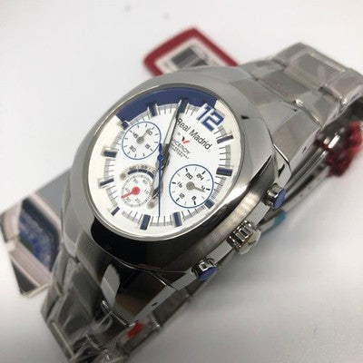 VICEROY REAL MADRID CHAMPIONS WATCH SILVER ANALOG EXCELLENT CONDITION　FROM JAP