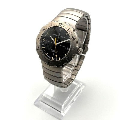 PORSCHE DESIGN ETERNA TITANIUM AT 6501.10 OVERHAULED AUTOMATIC MENS WATCH SWISS